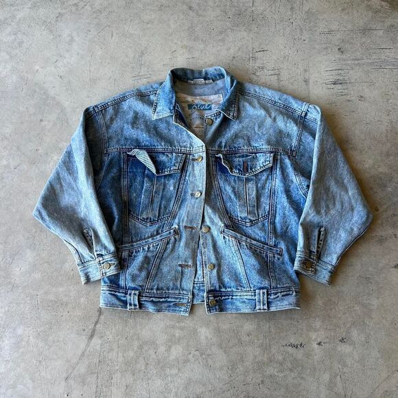 Anchor Blue 90s Distressed Jack Mens size M - Picture 1 of 4